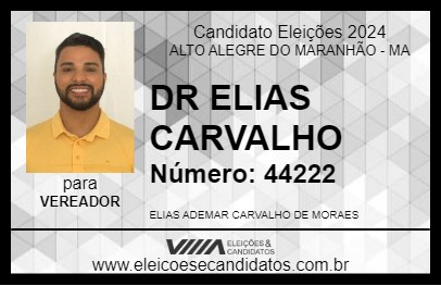 Candidato DR ELIAS CARVALHO 2024 - ALTO ALEGRE DO MARANHÃO - Eleições