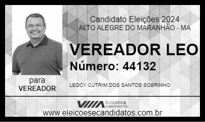 Candidato LEO DA CAXUXA 2024 - ALTO ALEGRE DO MARANHÃO - Eleições