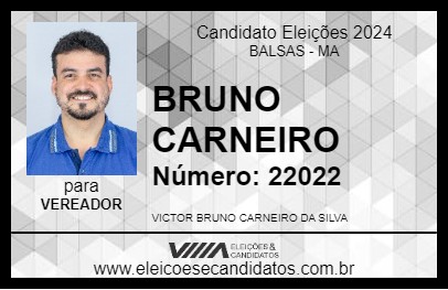 Candidato BRUNO CARNEIRO 2024 - BALSAS - Eleições