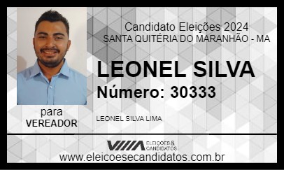 Candidato LEONEL SILVA 2024 - SANTA QUITÉRIA DO MARANHÃO - Eleições