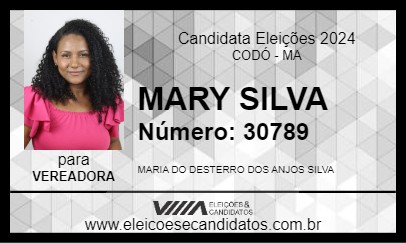 Candidato MARY SILVA 2024 - CODÓ - Eleições