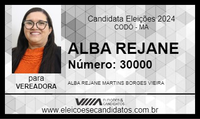 Candidato ALBA REJANE 2024 - CODÓ - Eleições