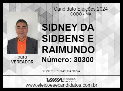 Candidato SIDNEY SIDBENS E SR RAIMUNDO 2024 - CODÓ - Eleições