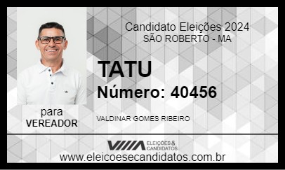 Candidato TATU 2024 - SÃO ROBERTO - Eleições