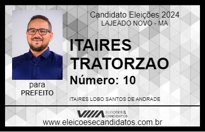 Candidato ITAIRES TRATORZAO 2024 - LAJEADO NOVO - Eleições