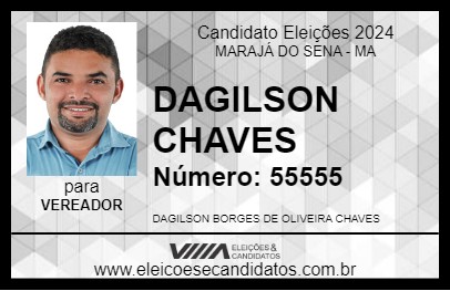 Candidato DAGILSON CHAVES 2024 - MARAJÁ DO SENA - Eleições