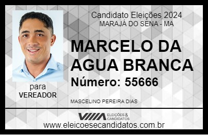 Candidato MARCELO DA AGUA BRANCA 2024 - MARAJÁ DO SENA - Eleições