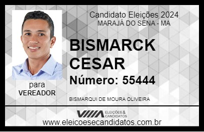 Candidato BISMARCK CESAR 2024 - MARAJÁ DO SENA - Eleições