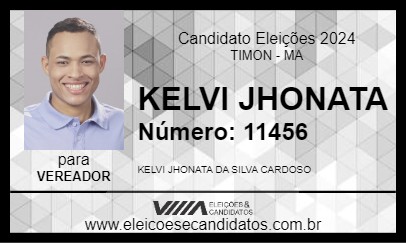 Candidato KELVY JHONATA 2024 - TIMON - Eleições