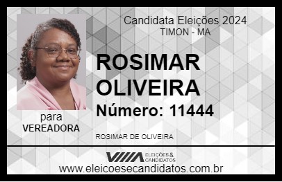 Candidato ROSIMAR OLIVEIRA 2024 - TIMON - Eleições