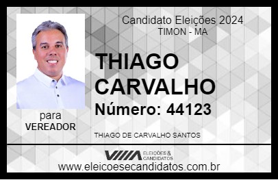 Candidato THIAGO CARVALHO 2024 - TIMON - Eleições