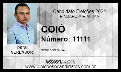 Candidato COIÓ 2024 - PINDARÉ-MIRIM - Eleições