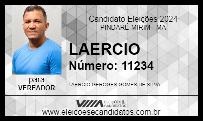 Candidato LAERCIO 2024 - PINDARÉ-MIRIM - Eleições