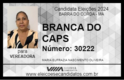 Candidato BRANCA 2024 - BARRA DO CORDA - Eleições