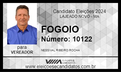 Candidato FOGOIO 2024 - LAJEADO NOVO - Eleições