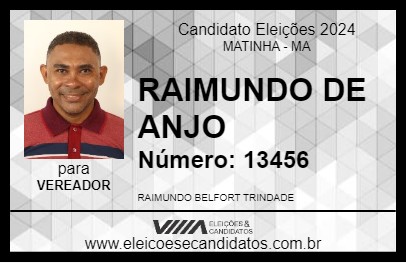 Candidato RAIMUNDO DE ANJO 2024 - MATINHA - Eleições