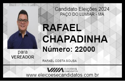 Candidato RAFAEL CHAPADINHA 2024 - PAÇO DO LUMIAR - Eleições