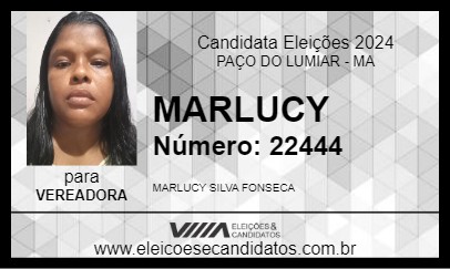 Candidato MARLUCY 2024 - PAÇO DO LUMIAR - Eleições