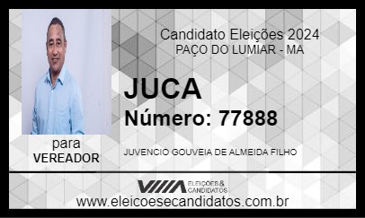 Candidato JUCA 2024 - PAÇO DO LUMIAR - Eleições