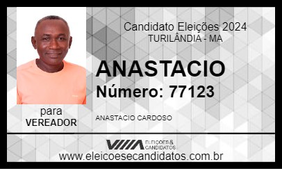 Candidato ANASTACIO 2024 - TURILÂNDIA - Eleições