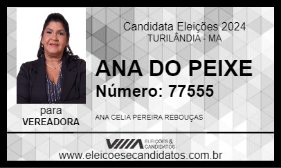 Candidato ANA DO PEIXE 2024 - TURILÂNDIA - Eleições