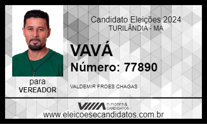 Candidato VAVÁ 2024 - TURILÂNDIA - Eleições