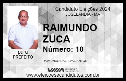 Candidato RAIMUNDO ZUCA 2024 - JOSELÂNDIA - Eleições