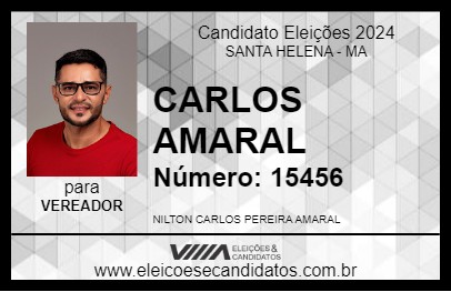 Candidato CARLOS AMARAL 2024 - SANTA HELENA - Eleições