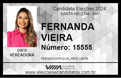 Candidato FERNANDA VIEIRA 2024 - SANTA HELENA - Eleições