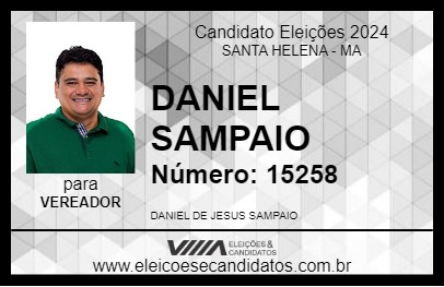 Candidato DANIEL SAMPAIO 2024 - SANTA HELENA - Eleições