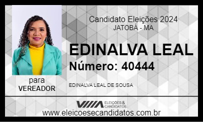 Candidato EDINALVA LEAL 2024 - JATOBÁ - Eleições