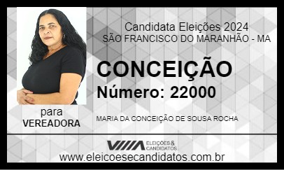 Candidato CONCEIÇÃO 2024 - SÃO FRANCISCO DO MARANHÃO - Eleições