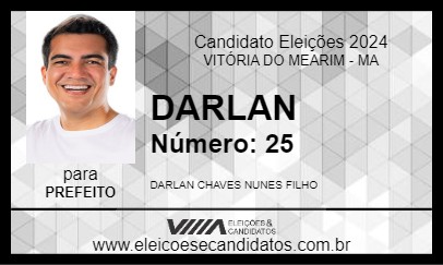 Candidato DARLAN 2024 - VITÓRIA DO MEARIM - Eleições