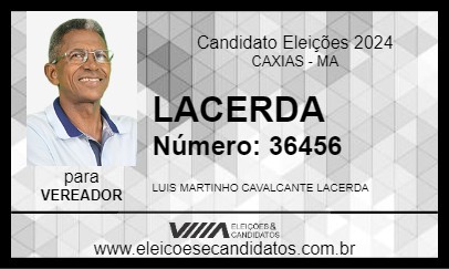 Candidato LUÍS LACERDA 2024 - CAXIAS - Eleições