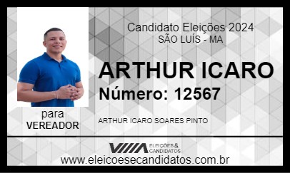 Candidato ARTHUR  ICARO 2024 - SÃO LUÍS - Eleições