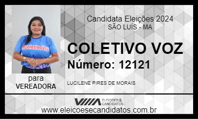 Candidato CILENE COLETIVO VOZ 2024 - SÃO LUÍS - Eleições