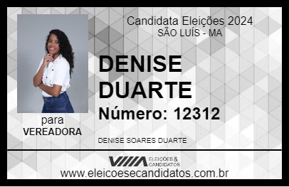 Candidato DENISE DUARTE 2024 - SÃO LUÍS - Eleições