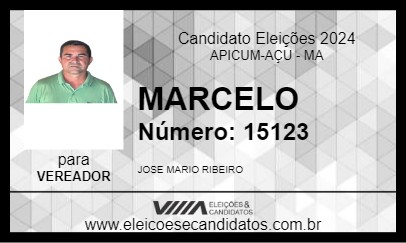 Candidato MARCELO 2024 - APICUM-AÇU - Eleições