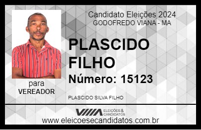 Candidato PLASCIDO FILHO 2024 - GODOFREDO VIANA - Eleições