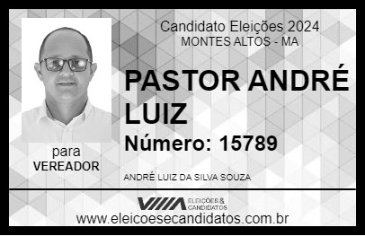 Candidato PASTOR ANDRÉ LUIZ 2024 - MONTES ALTOS - Eleições