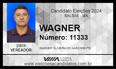 Candidato WAGNER 2024 - BALSAS - Eleições