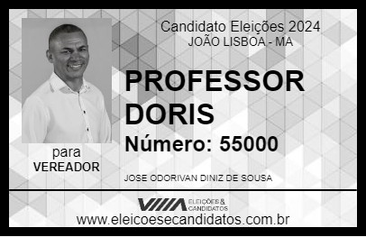 Candidato PROFESSOR DORIS 2024 - JOÃO LISBOA - Eleições