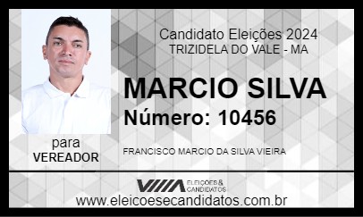 Candidato MARCIO SILVA 2024 - TRIZIDELA DO VALE - Eleições