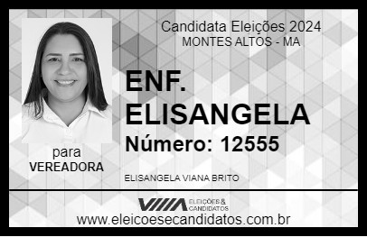 Candidato ENF. ELISANGELA 2024 - MONTES ALTOS - Eleições