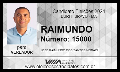 Candidato RAIMUNDO 2024 - BURITI BRAVO - Eleições