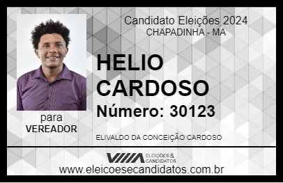 Candidato HELIO CARDOSO 2024 - CHAPADINHA - Eleições