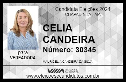 Candidato CELIA CANDEIRA 2024 - CHAPADINHA - Eleições