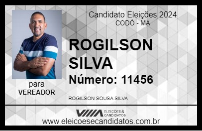 Candidato ROGILSON SILVA 2024 - CODÓ - Eleições