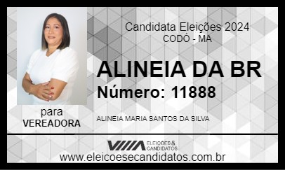 Candidato ALINEIA DA BR 2024 - CODÓ - Eleições