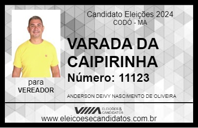 Candidato VARADA DA CAIPIRINHA 2024 - CODÓ - Eleições